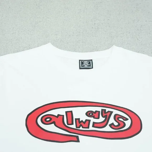 Always Sun Volume White Cotton T Shirt